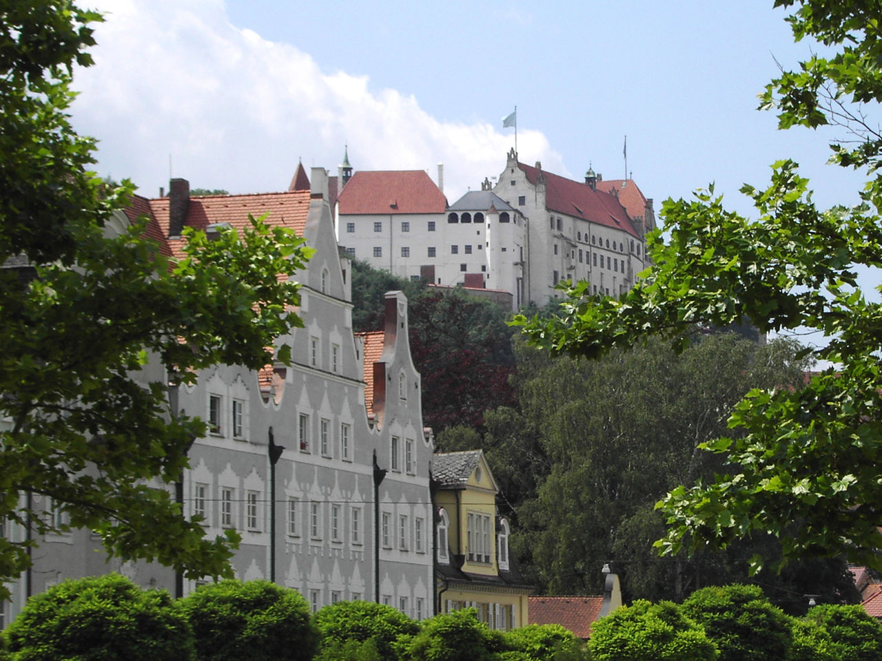 Burg Trausnitz in Landshut (Lizenziert als CC BY-SA 3.0 via Wikimedia Commons)